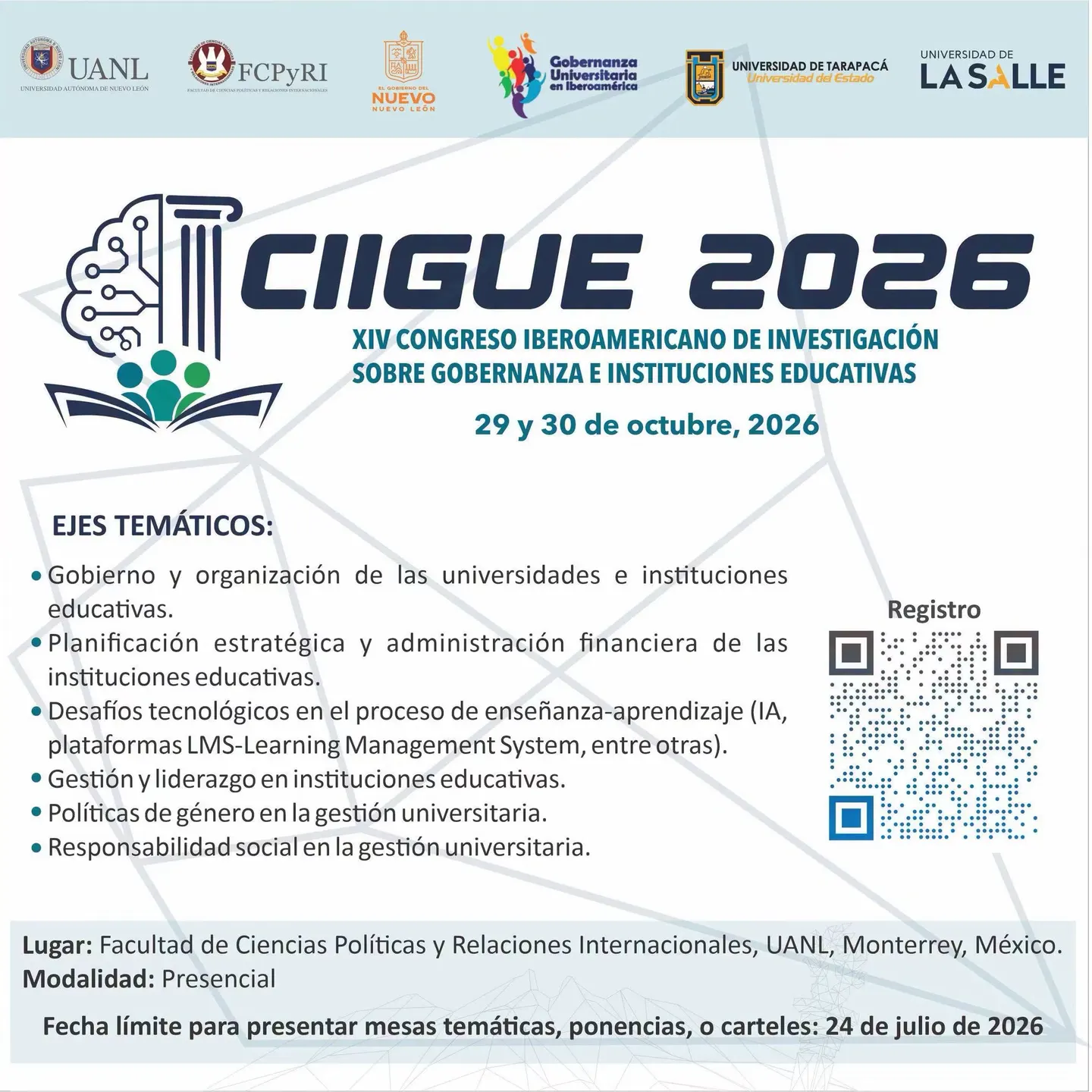 Congreso Iberoamericano de Investigación sobre Gobernanza e Instituciones Educativas