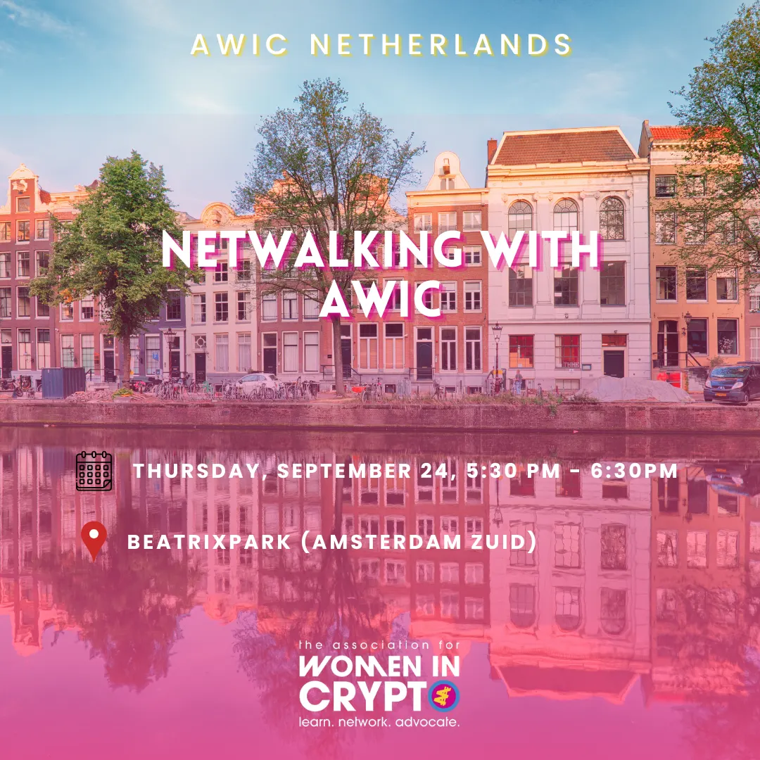 AWIC Amsterdam Netwalking: Goodbye, Summer! 🌅