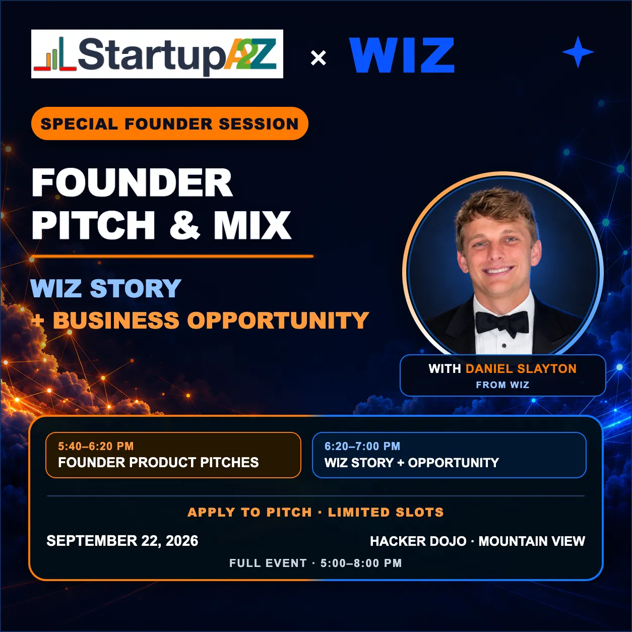 Founder Pitch & Mix + Wiz Story + Business Opportunities