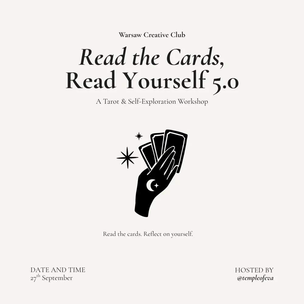 Warsaw Creative Club: Tarot Reading And Self Exploration Class With Eva