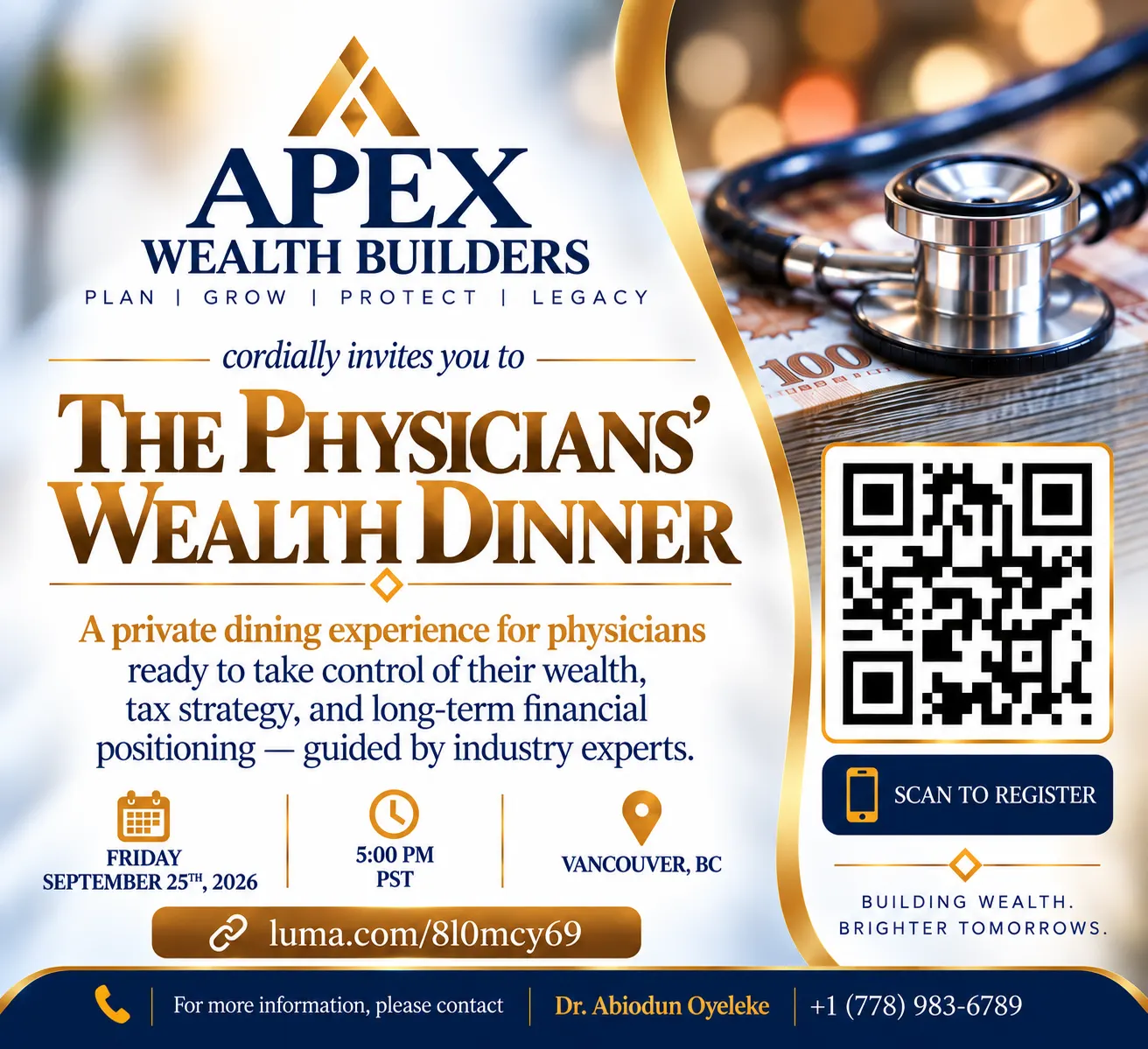 THE PHYSICIANS' WEALTH DINNER