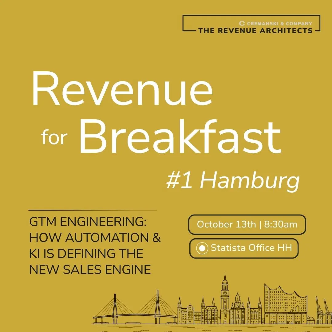 Revenue for Breakfast #1 Hamburg - GTM Engineering: How automation & KI is defining the new sales engine