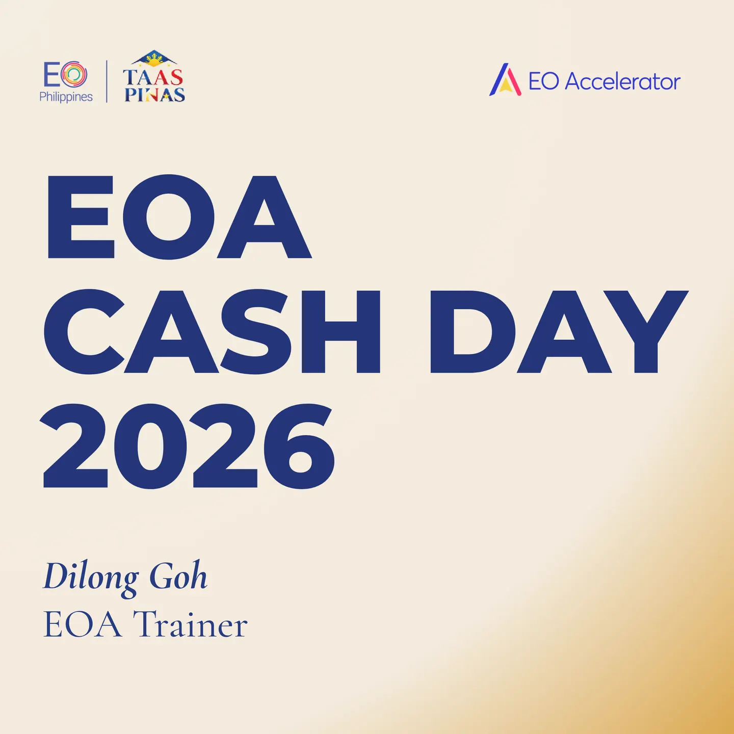 EO Accelerator Philippines: Cash Day 2026