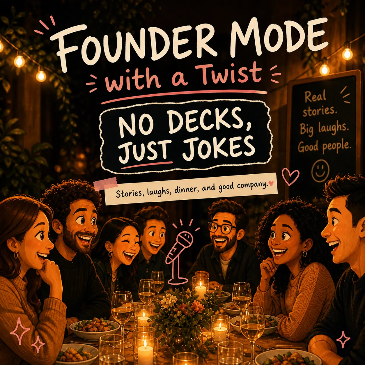 Founder Mode With a Twist: No Decks, Just Jokes