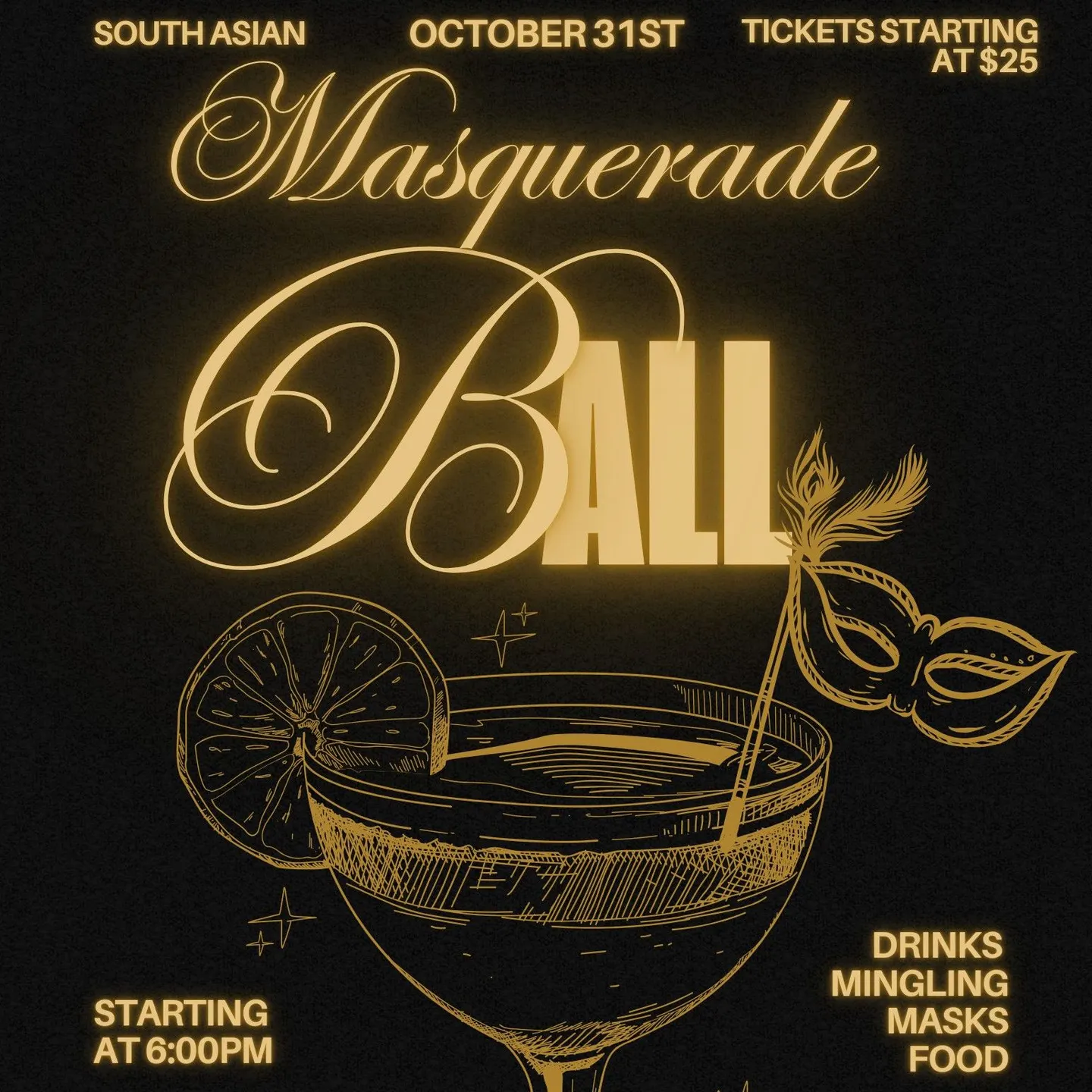 South Asian Singles Masquerade Ball in Washington DC