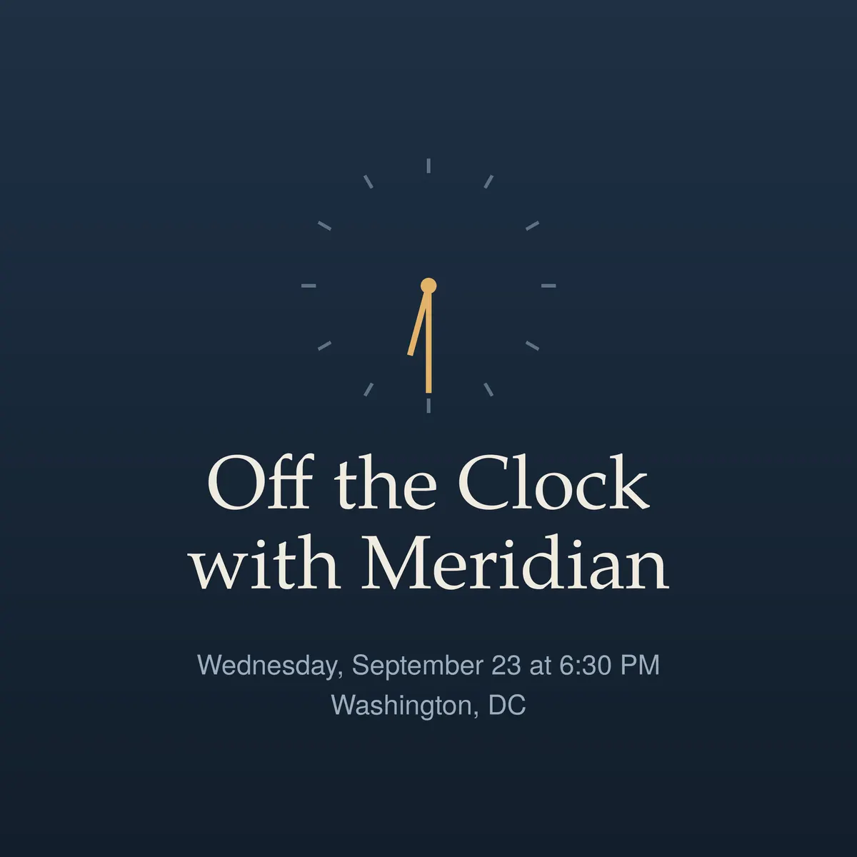 Off the Clock with Meridian