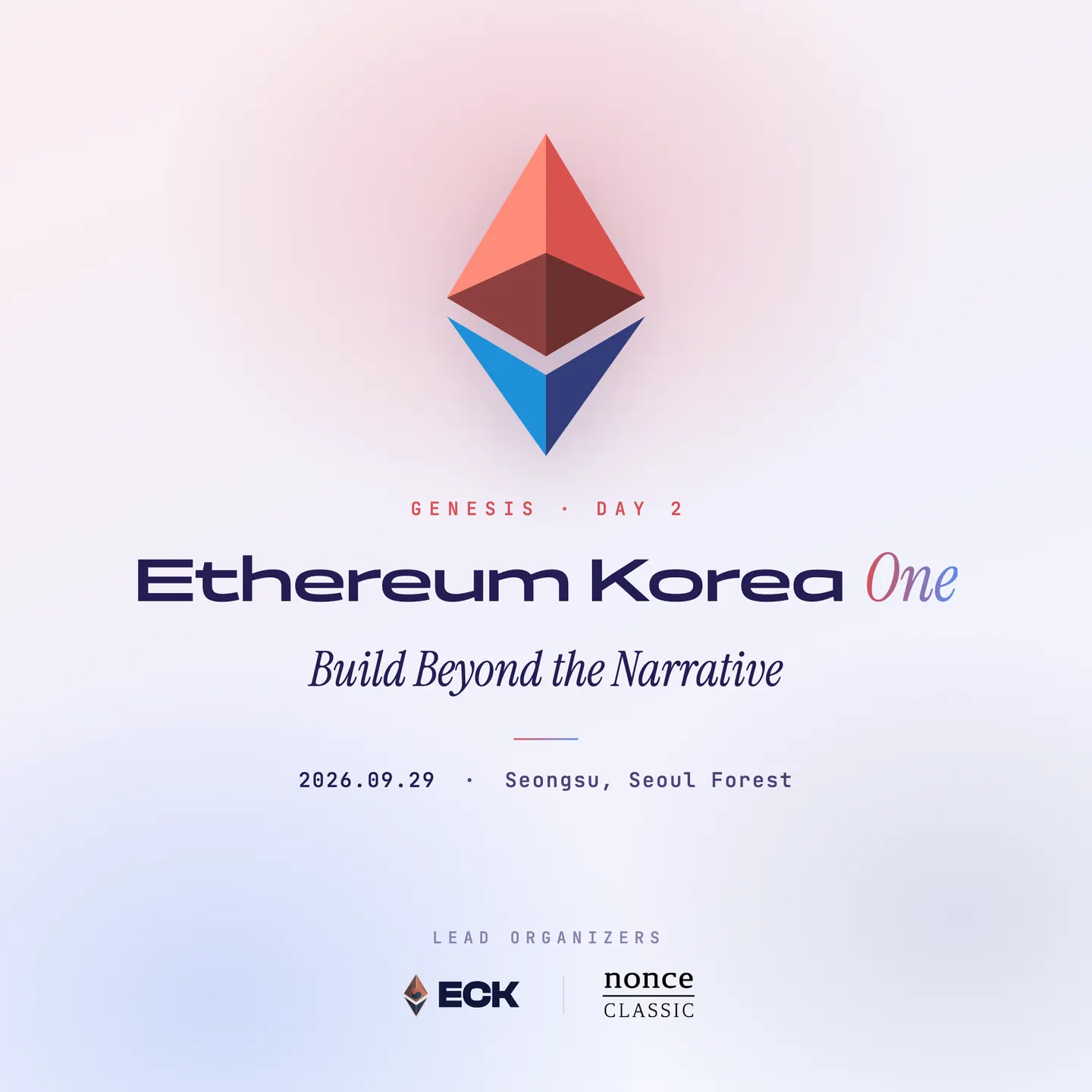 Ethereum Korea One Genesis - Build Beyond the Narrative