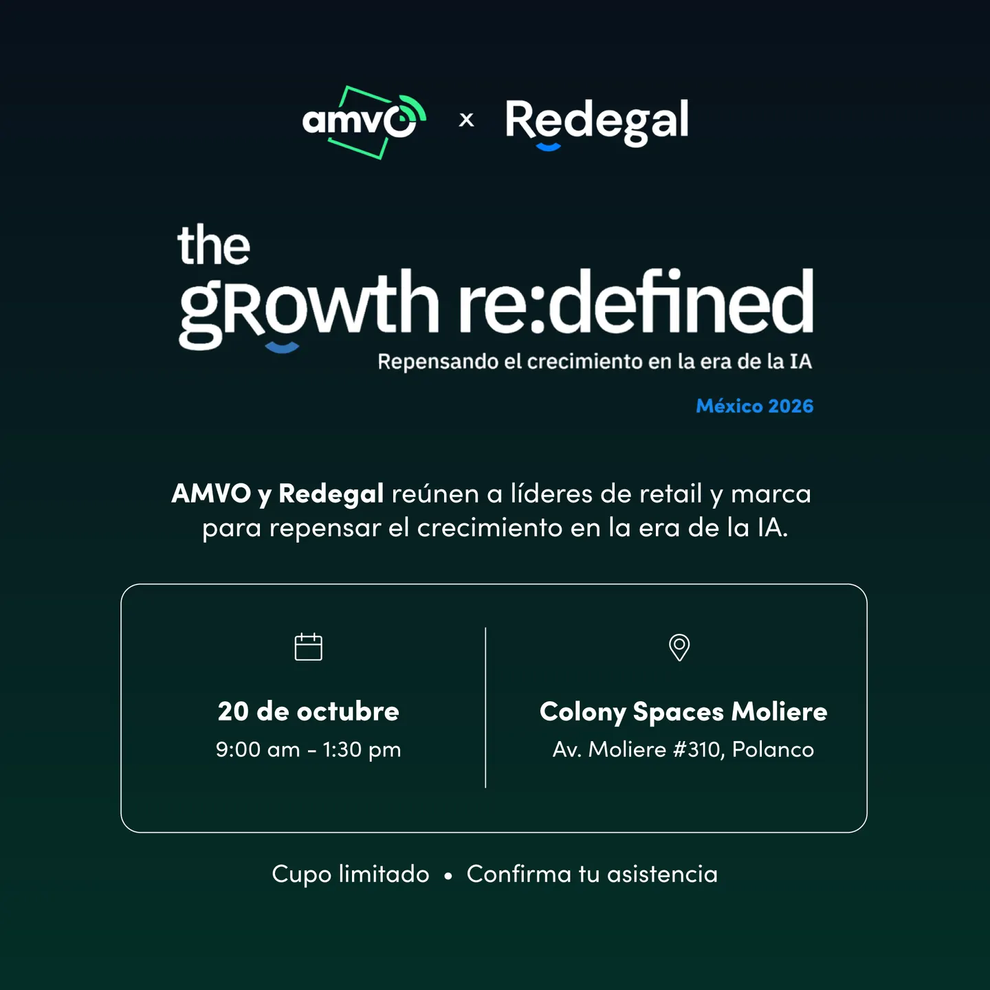 El futuro del crecimiento se construye en sistema: AMVO X Redegal