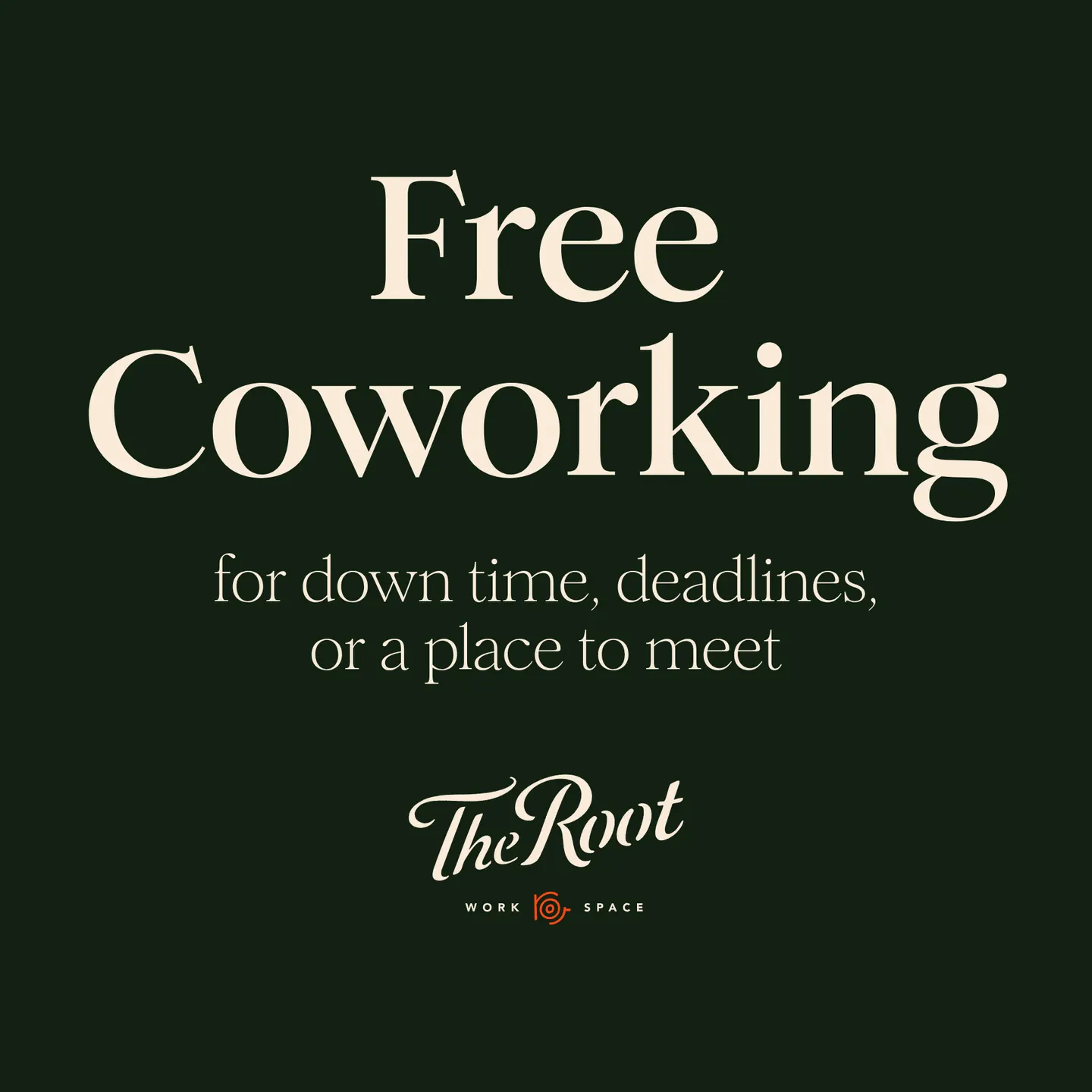 Free Coworking at The Root - East Village