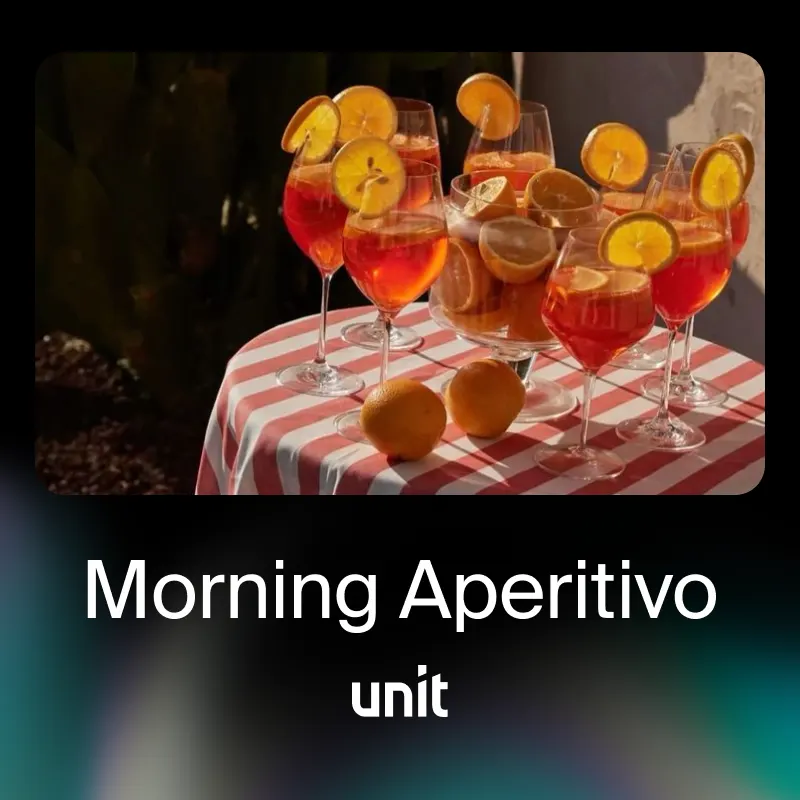 Morning Aperitivo with Unit at Money20/20