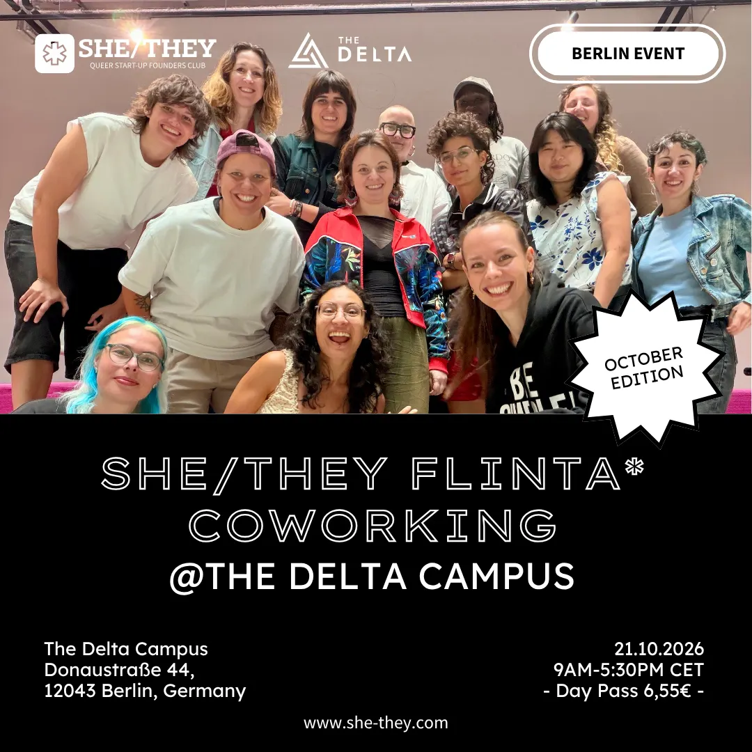 SHE/THEY FLINTA* Co-Working Day At The Delta Campus – October Edition