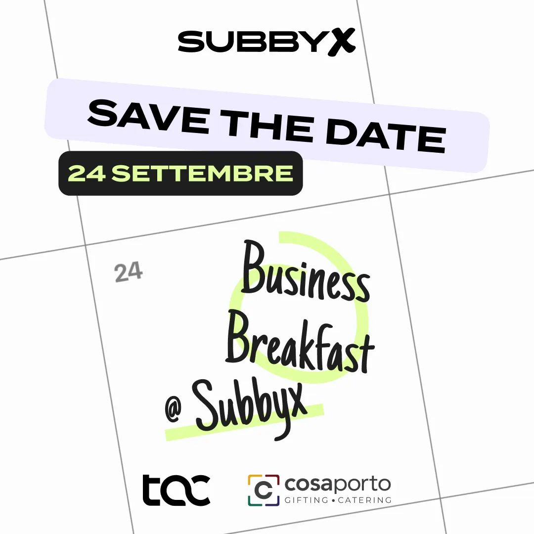 Business Breakfast - Subbyx powered by TAC & Cosaporto