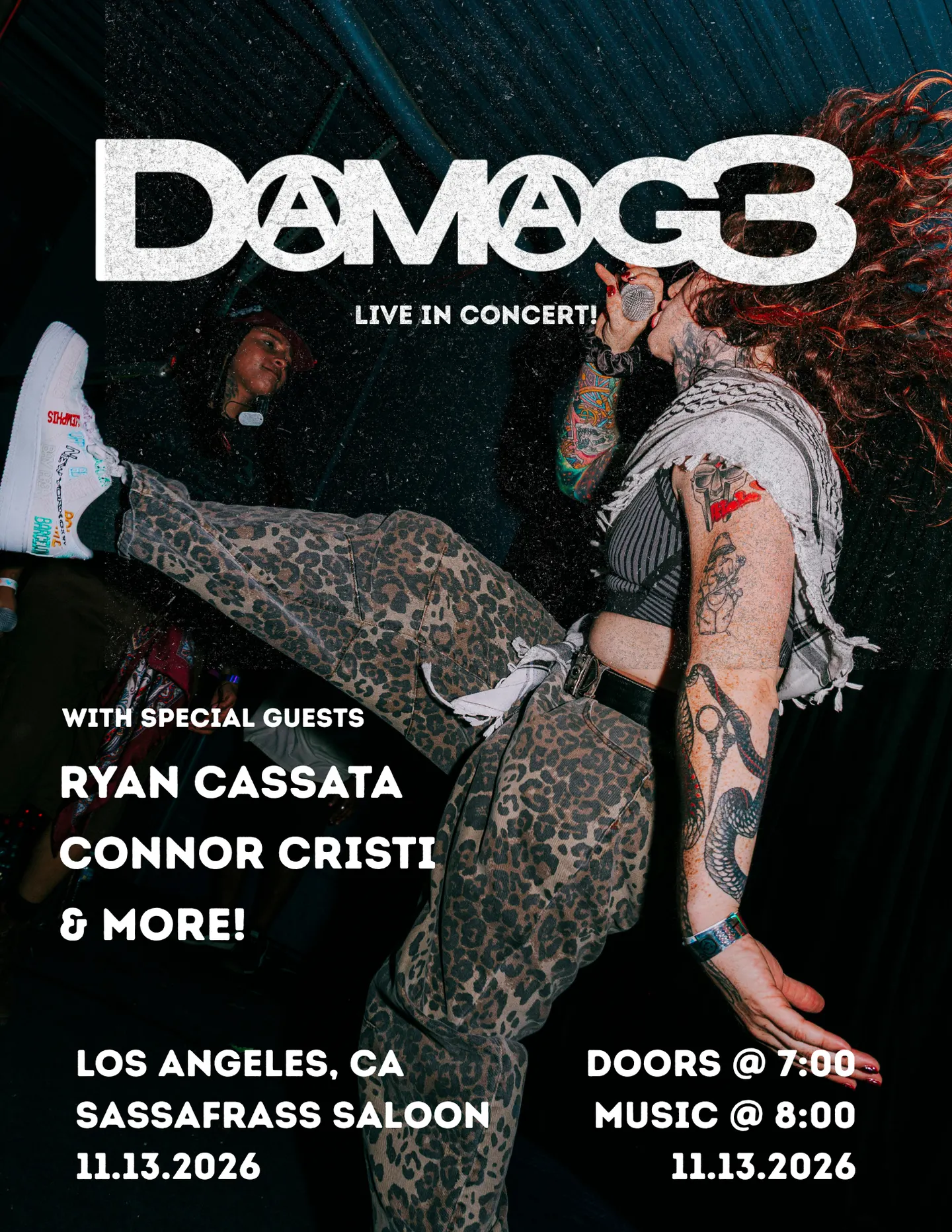 DAMAG3 THIRD LEG TOUR - Los Angeles, CA