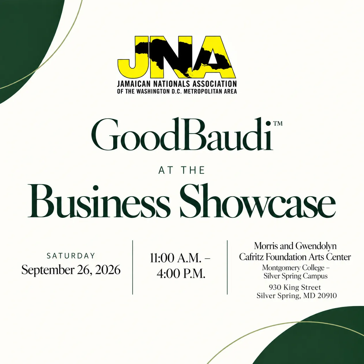 GoodBaudi™ at the JNA Business Showcase