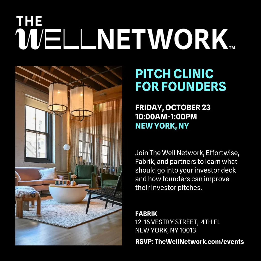 Pitch Clinic For Founders at Fabrik NYC: October 23, 2026