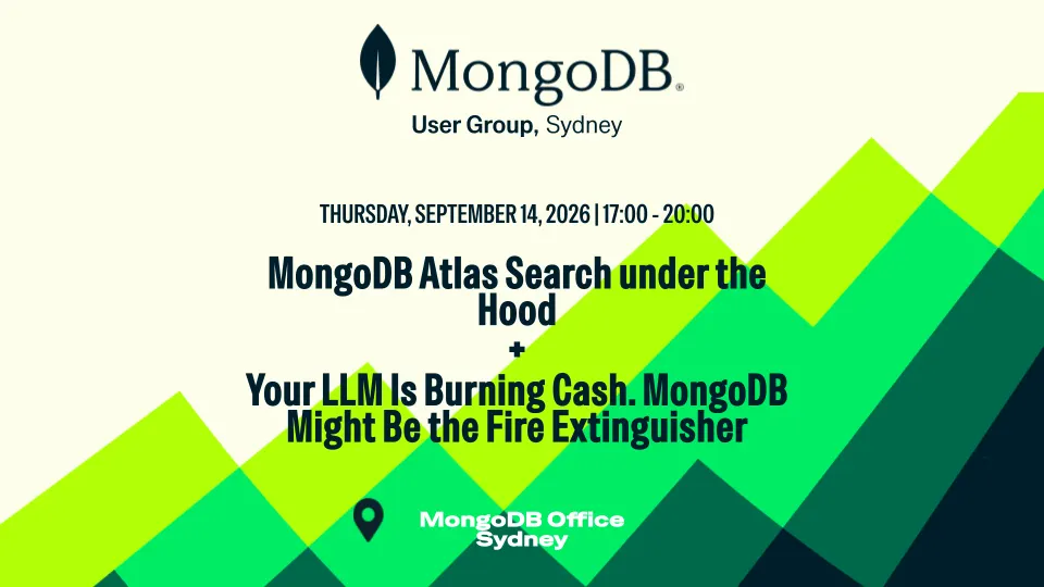 MongoDB User Group Sydney - September 2026