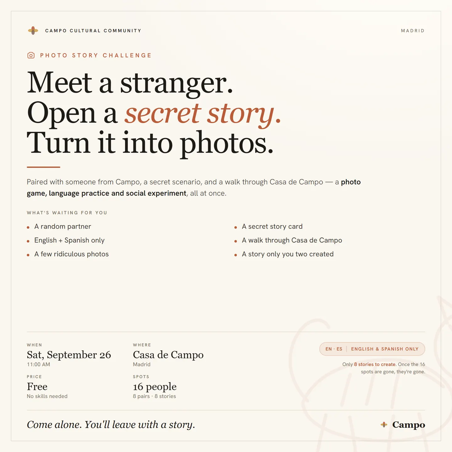 A story with a stranger