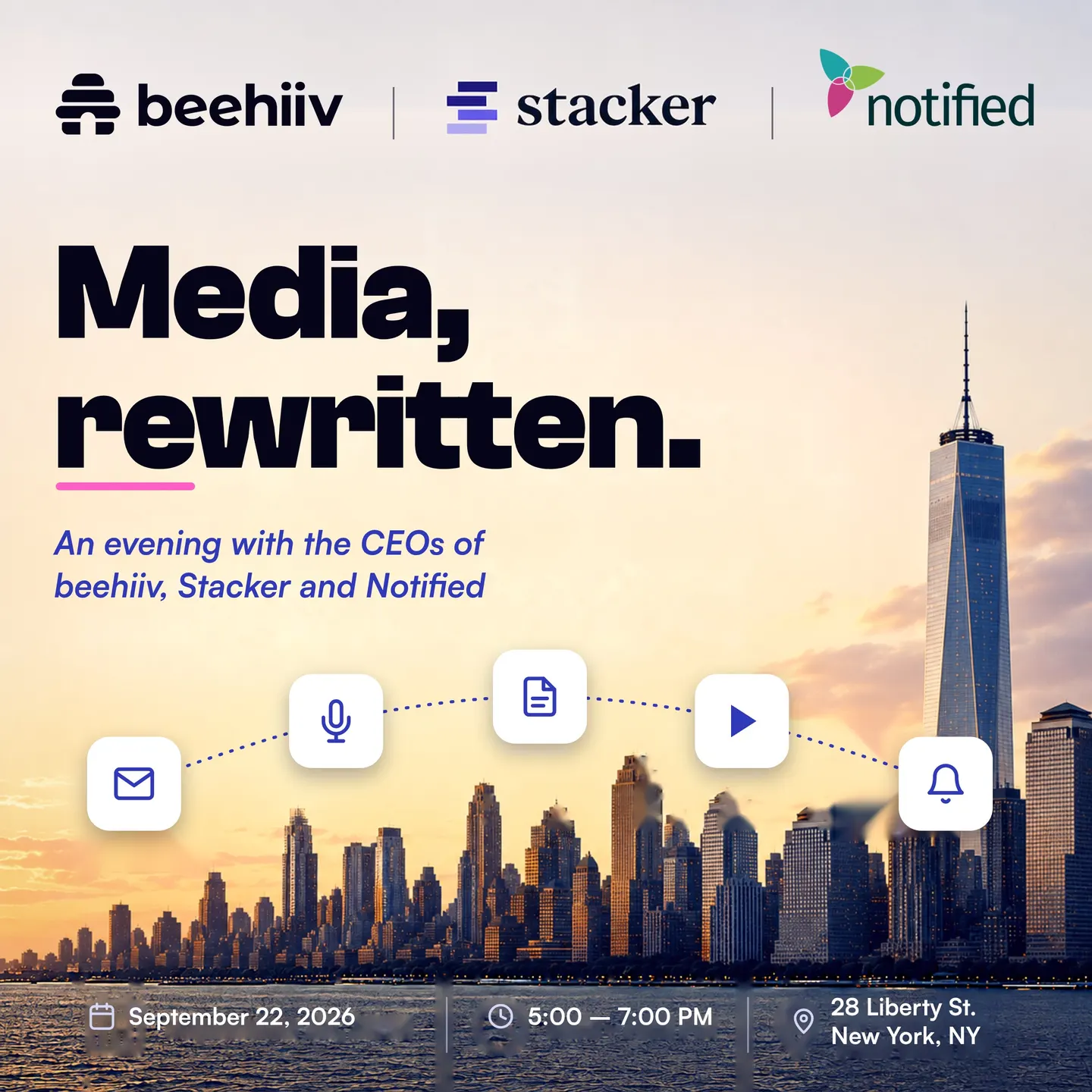 Media, rewritten.