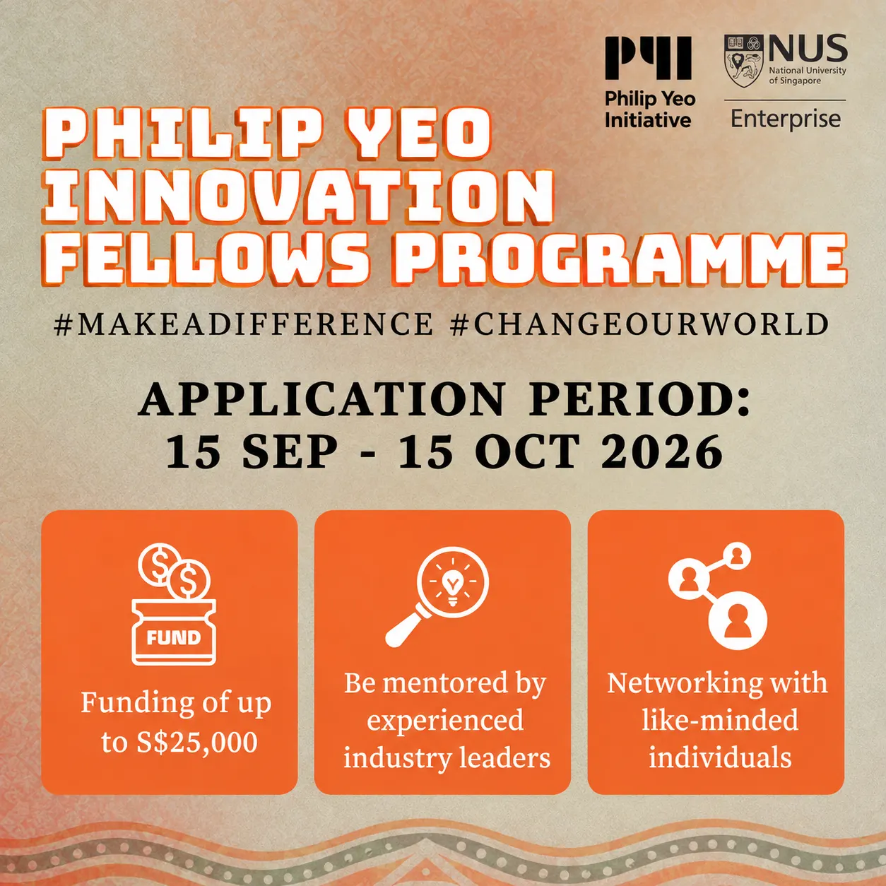 MAD TALK: Philip Yeo Innovation Fellows Programme 2026
