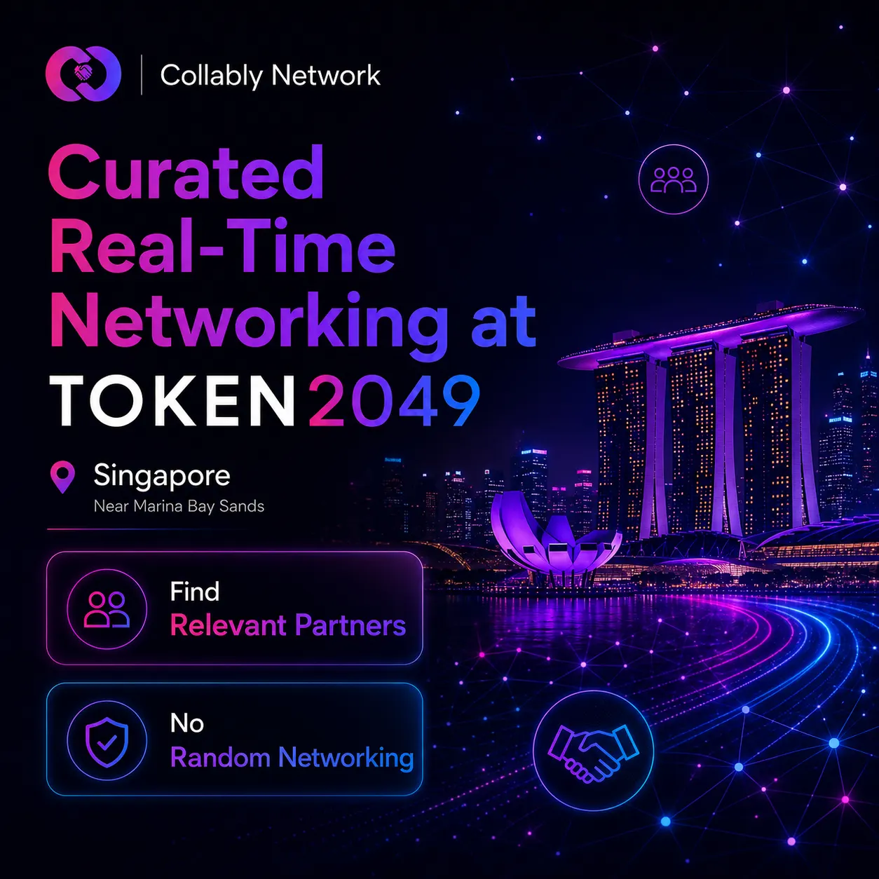 Collably Matchmaking Network — TOKEN2049 Singapore Week