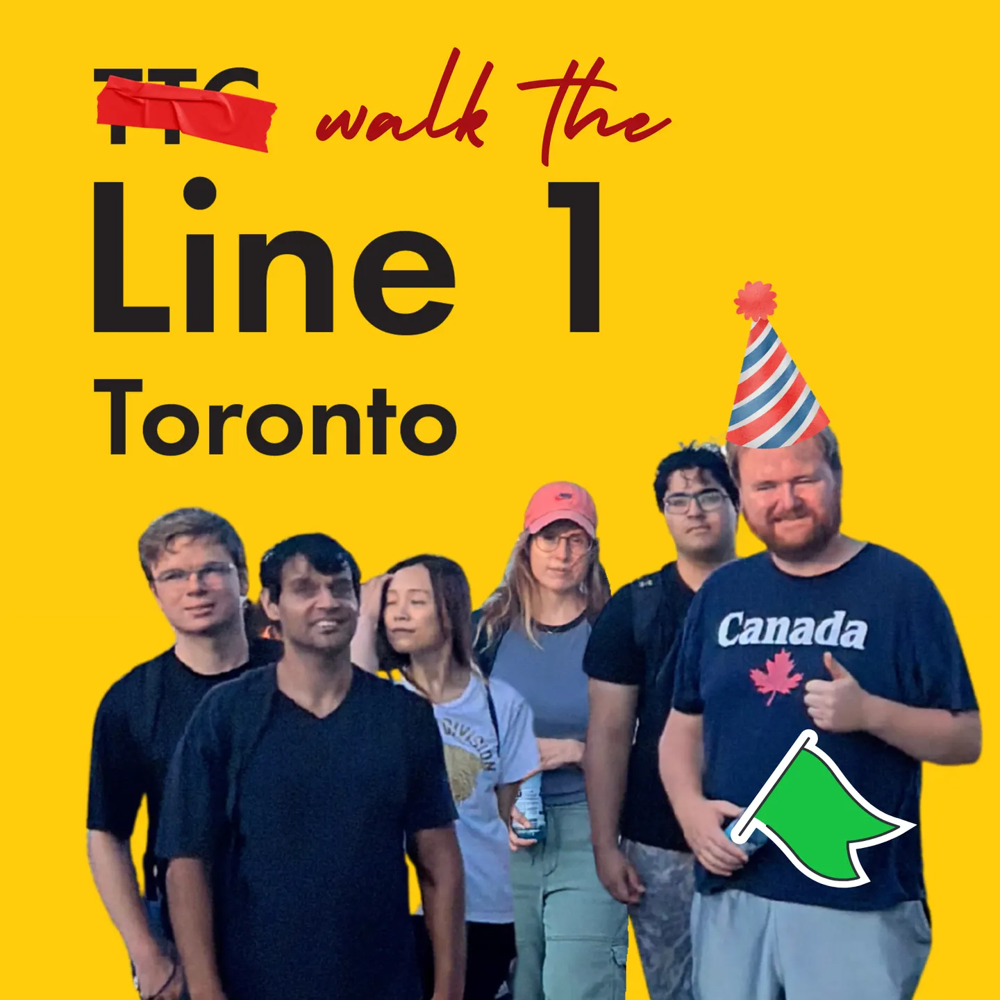 Walk the line: Yellow Line (28 km for a 28th b-day!)