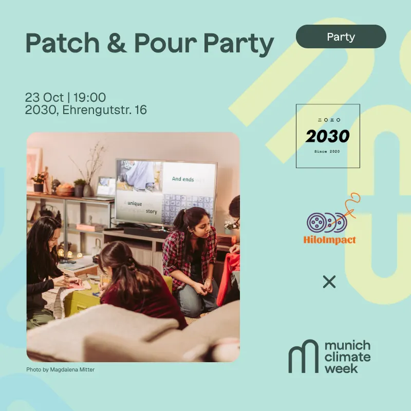Circular Fashion & Textiles- Patch & Pour Party