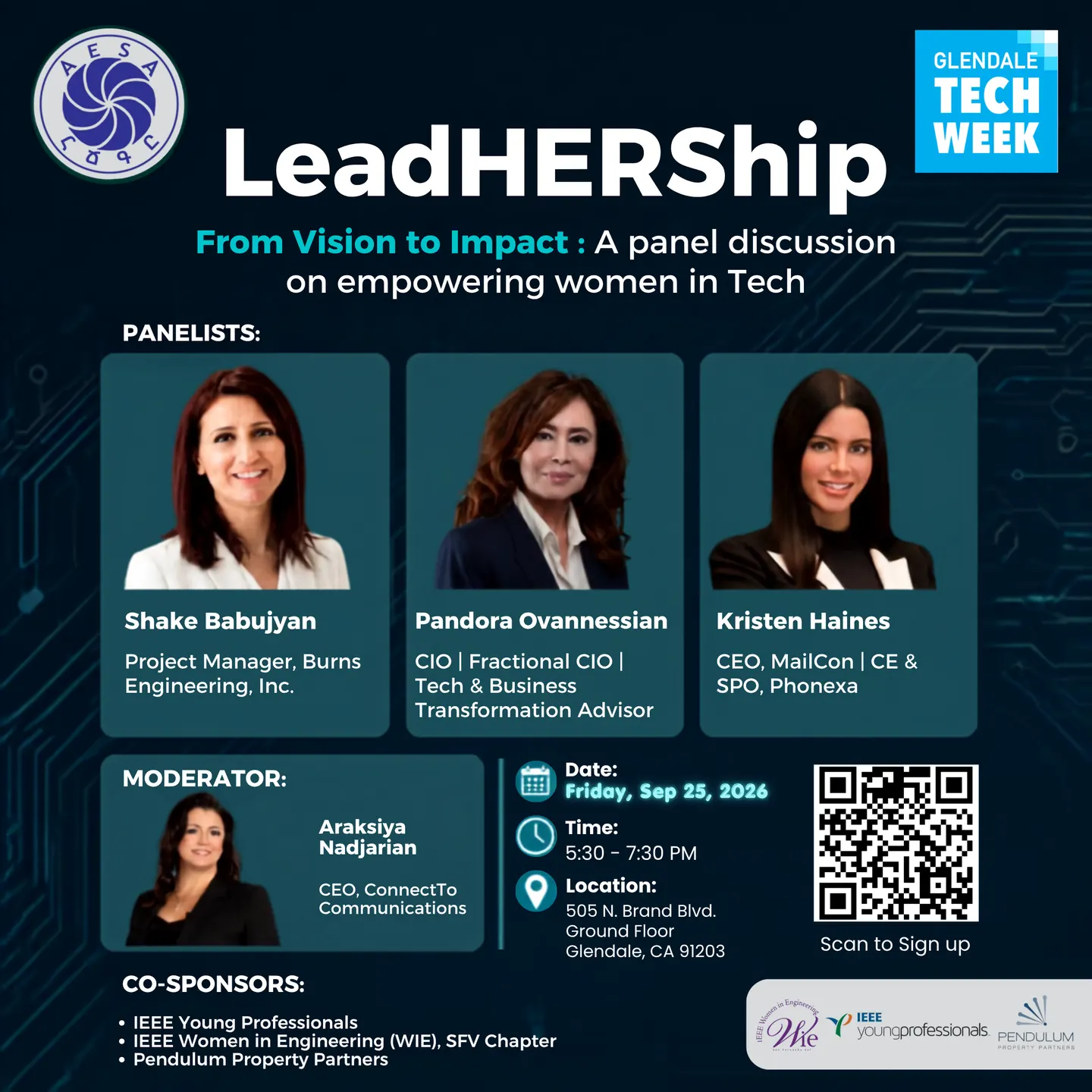 Glendale Tech Week 2026: LeadHERship - Empowering women in tech
