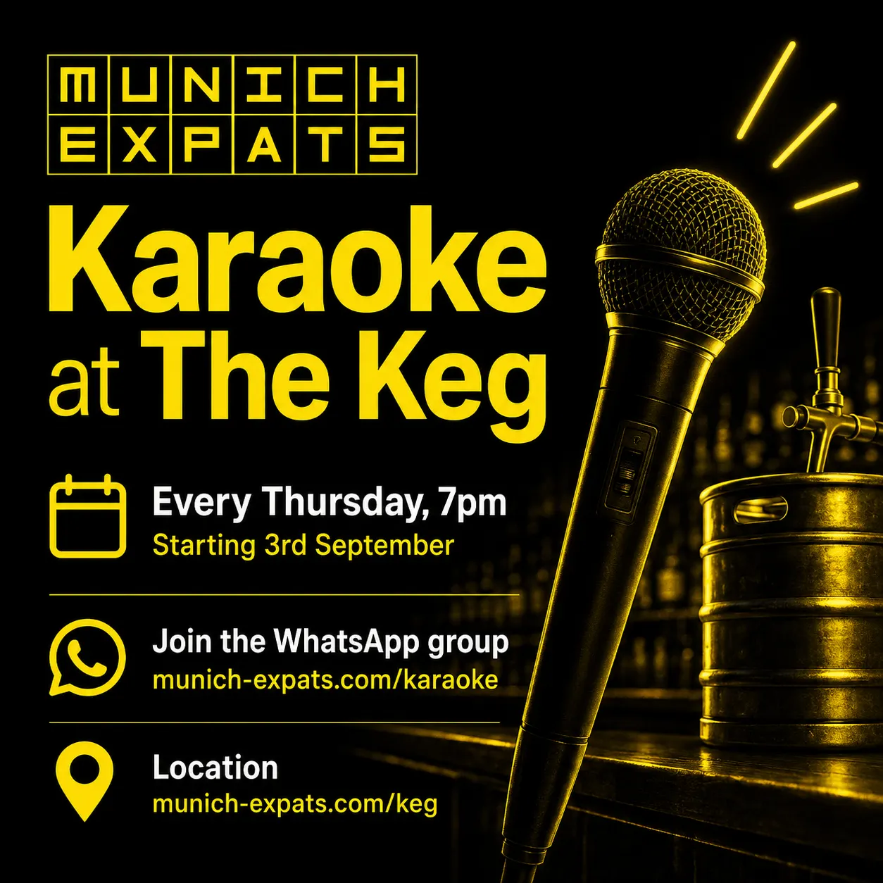🎤 Karaoke at The Keg! 🎤