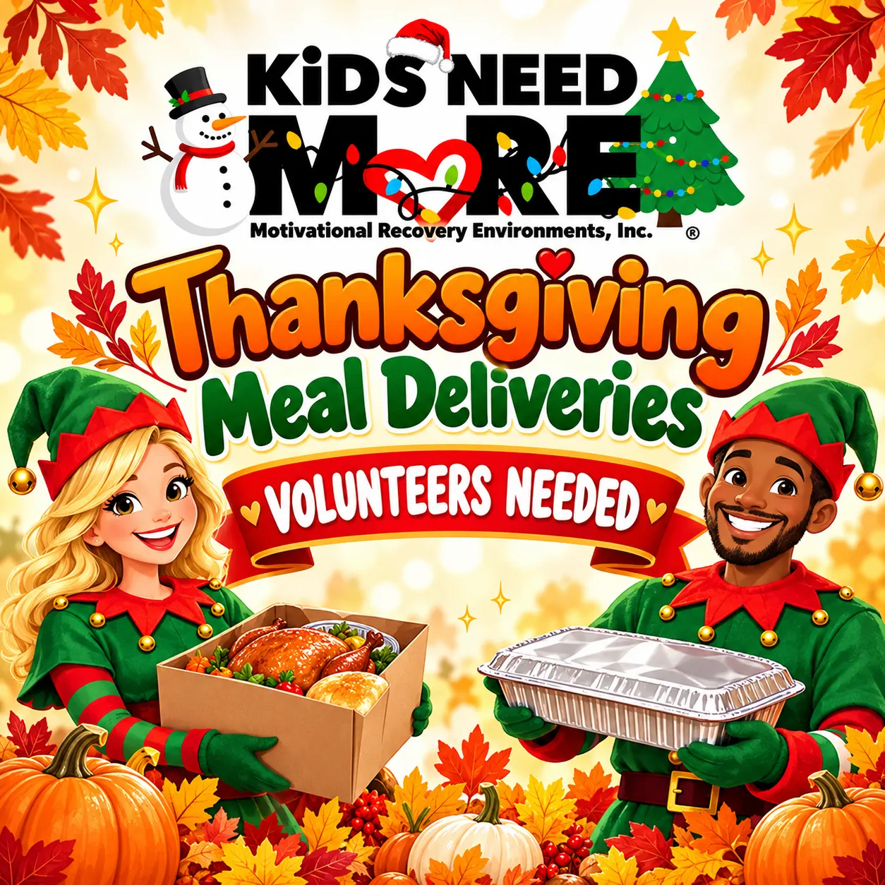 Thanksgiving Eve Meal Deliveries — Volunteers Needed!