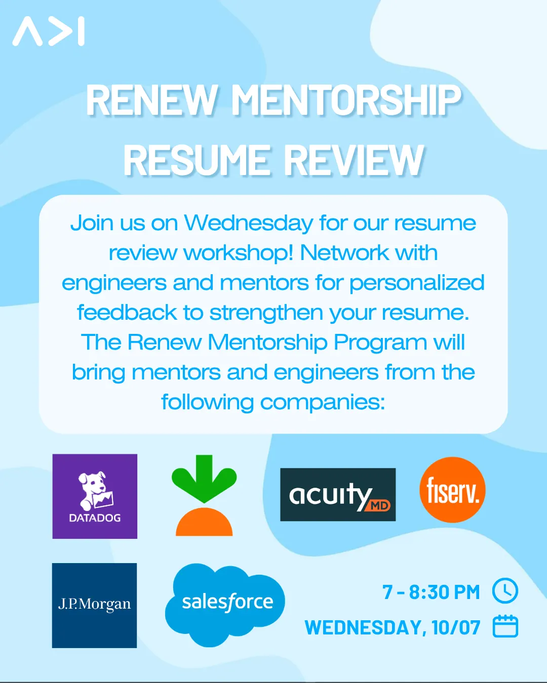 ADI x Renew Mentorship Resume Review