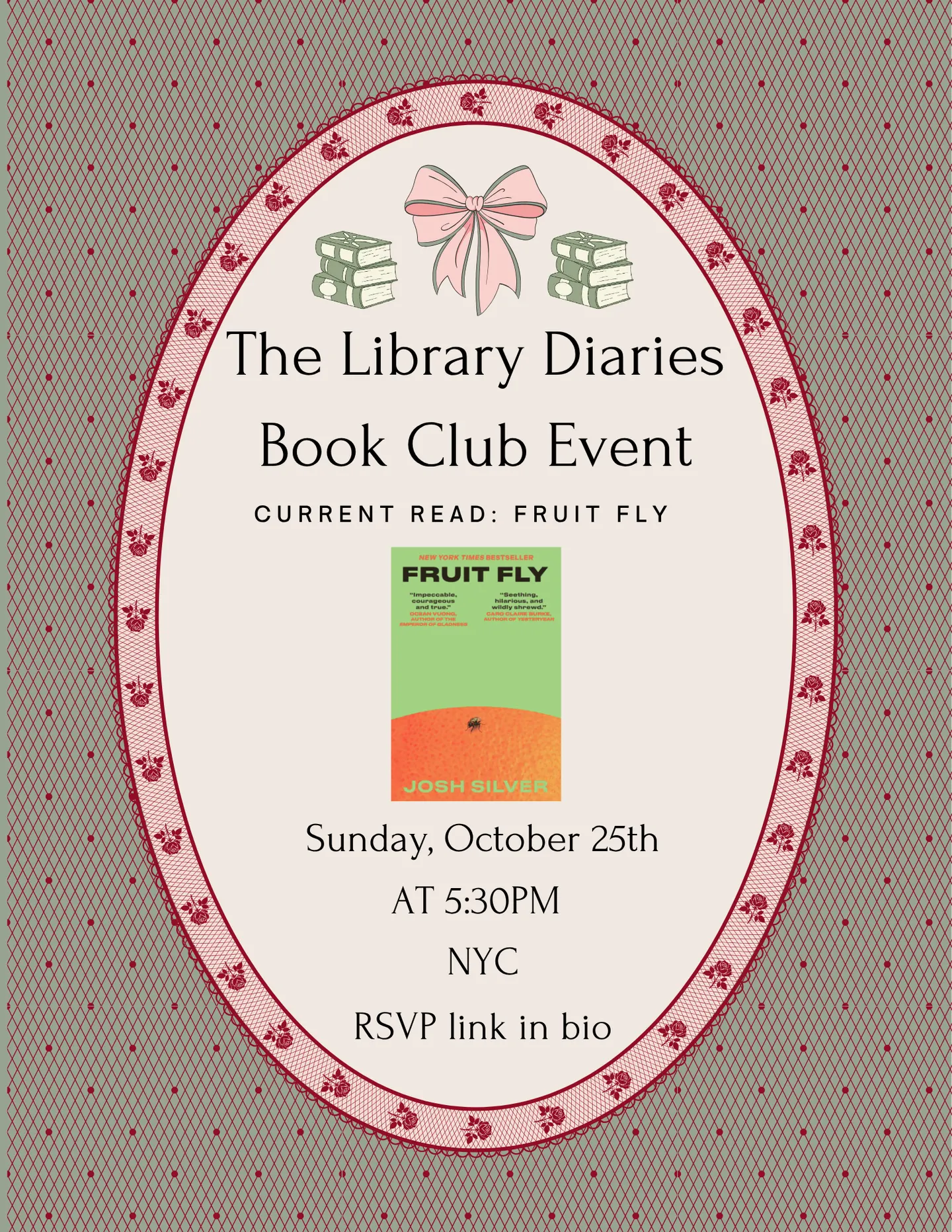 The Library Diaries October Event
