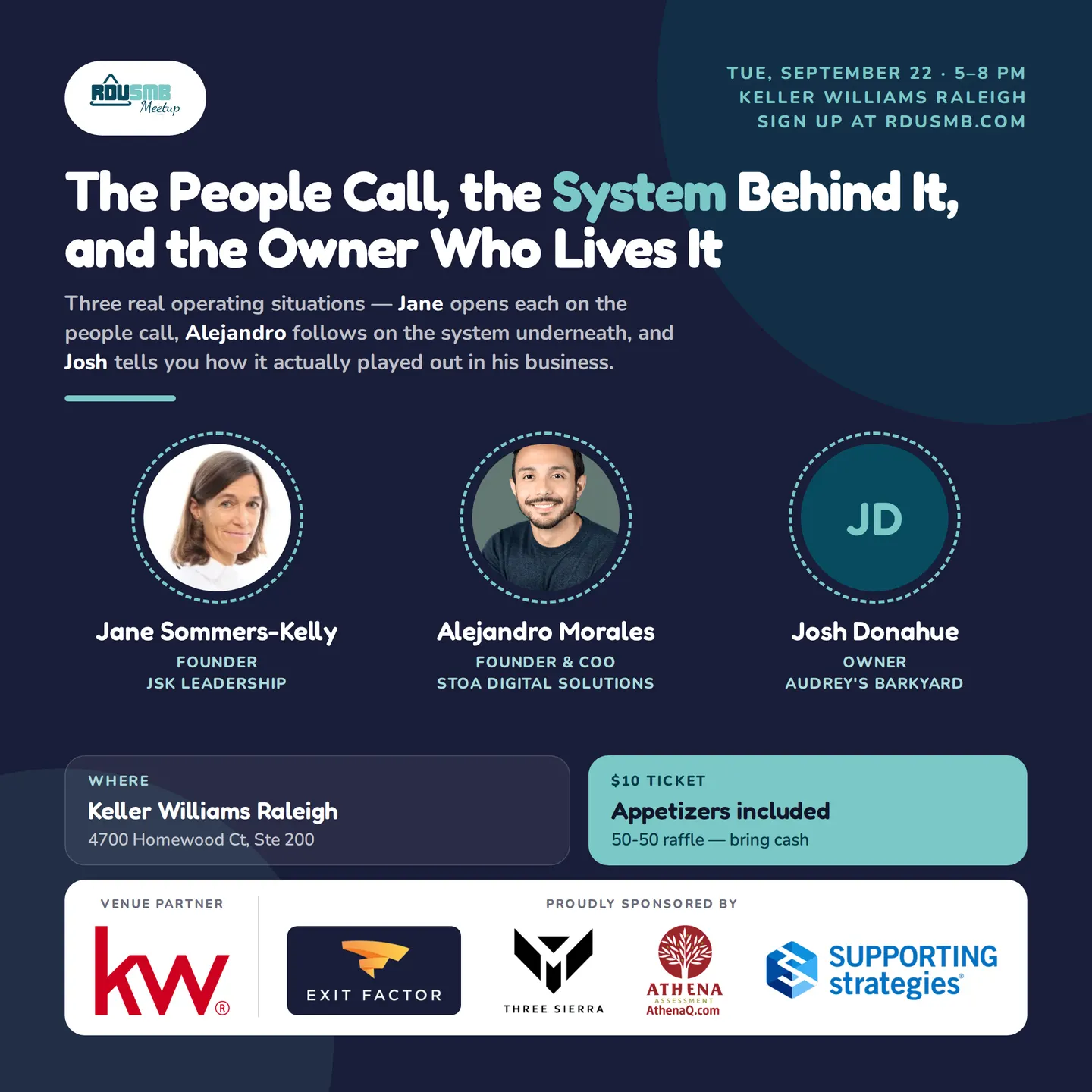 RDU SMB Meetup - The People Call, and the Systems Behind It