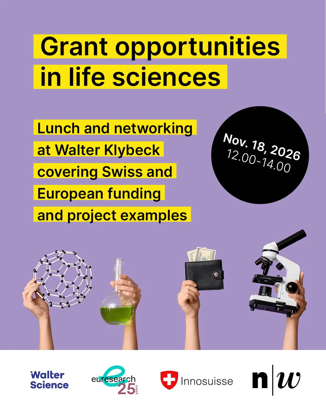 Lunch event about Swiss and European grant opportunities