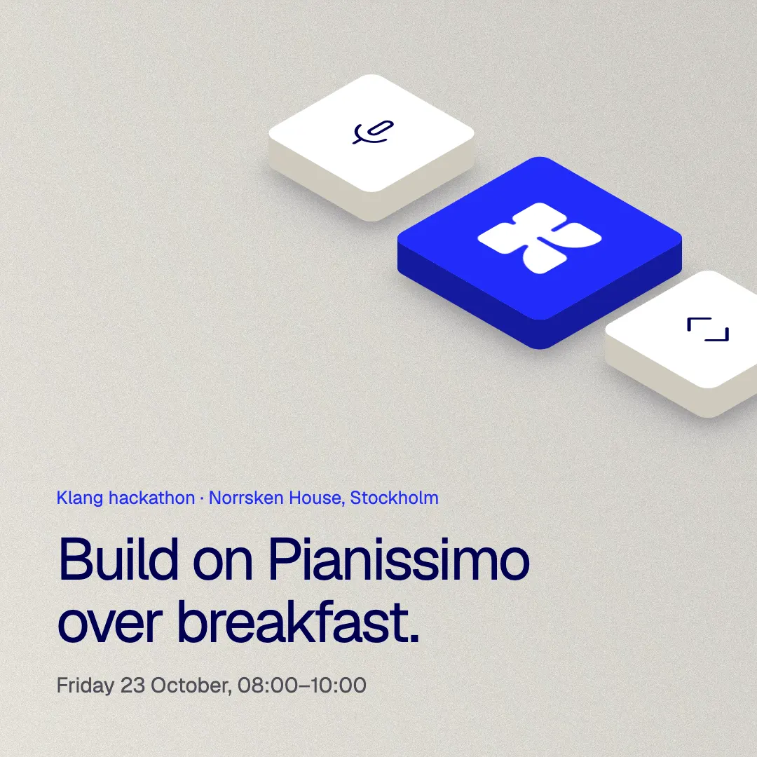 Klang Hackathon: Build on Pianissimo