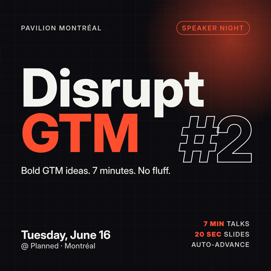 DISRUPT GTM #2