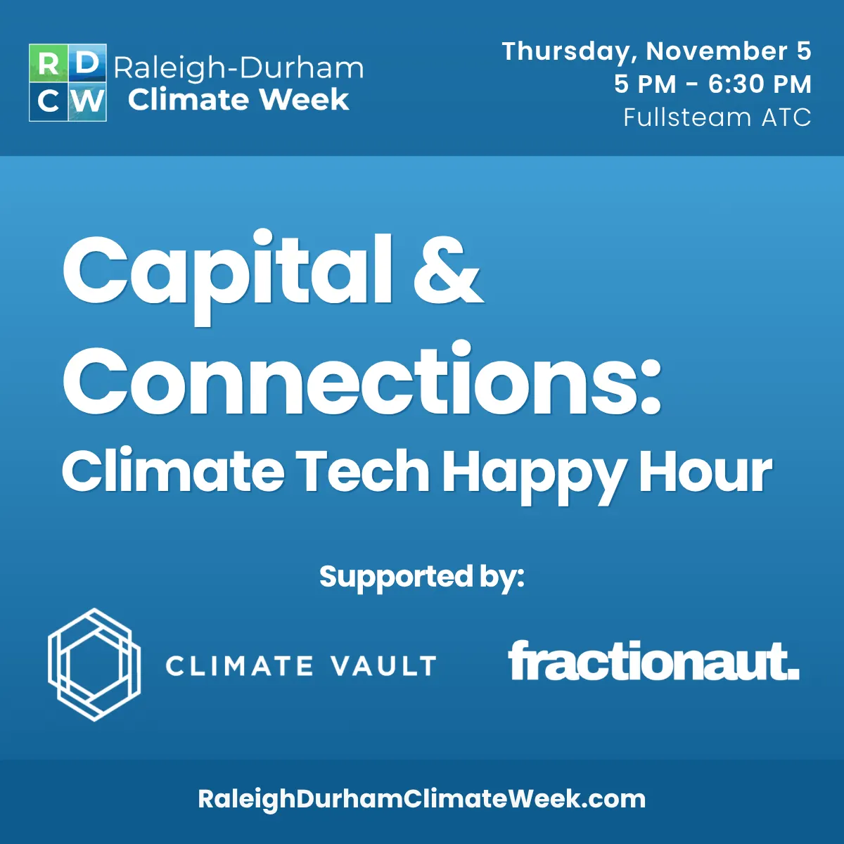 Capital & Connections: Climate Tech Happy Hour
