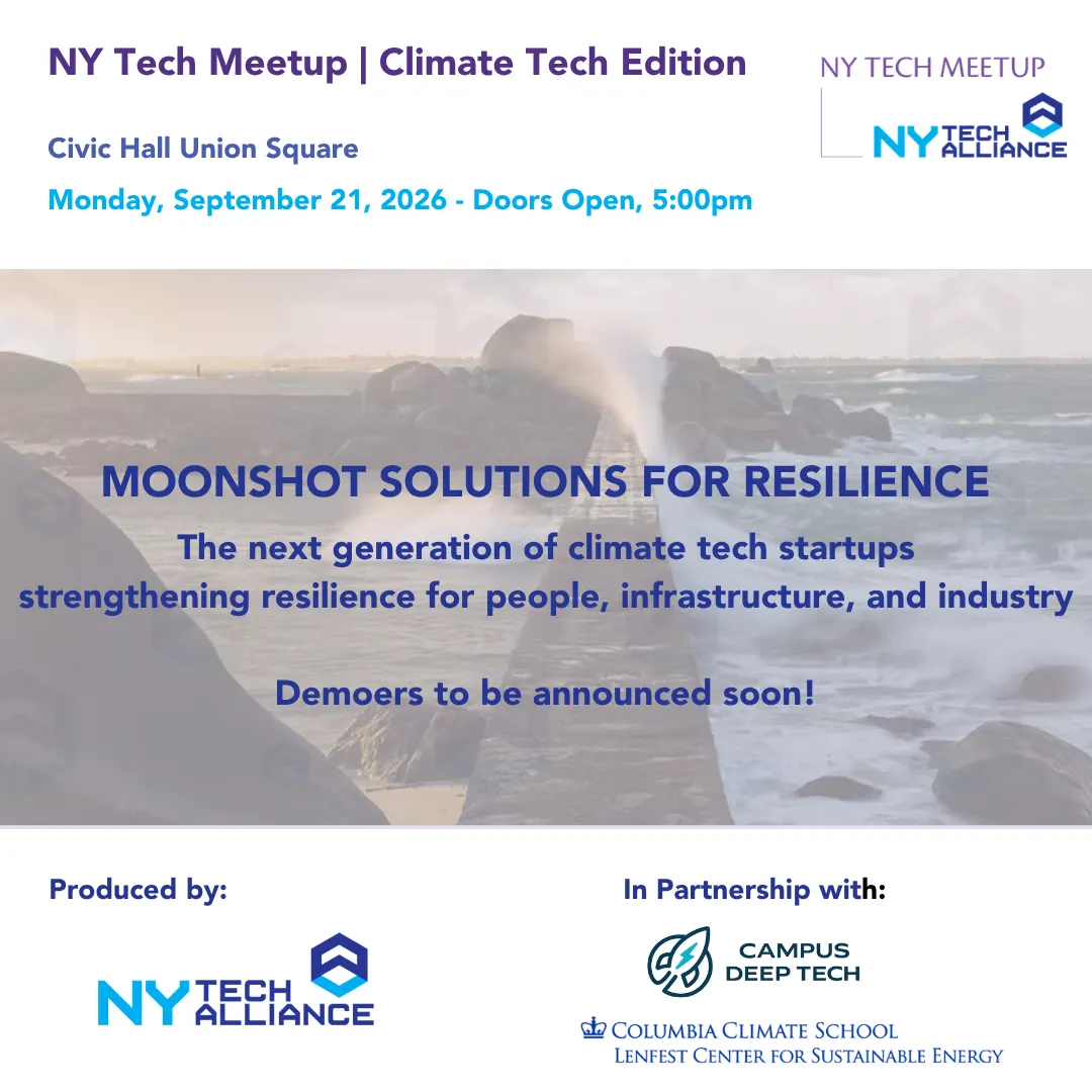 NY Tech Meetup - Climate Tech Edition