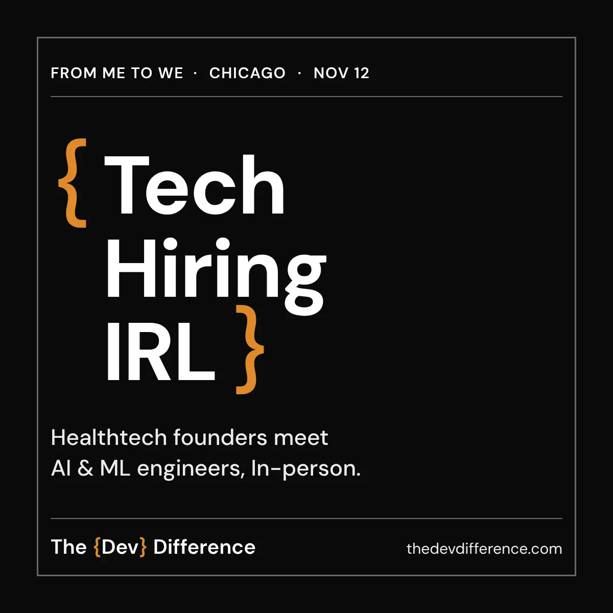Meet Your Next Engineer Night - Healthtech IRL Company x Tech Engineer Meetup (Invite-only)