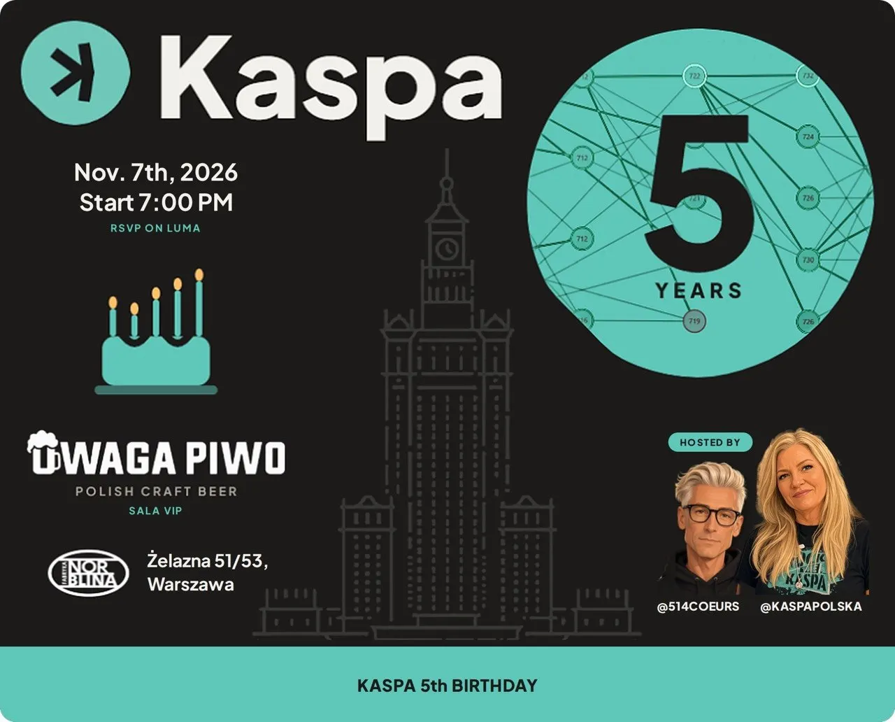 KASPA 5th B-DAY!!!