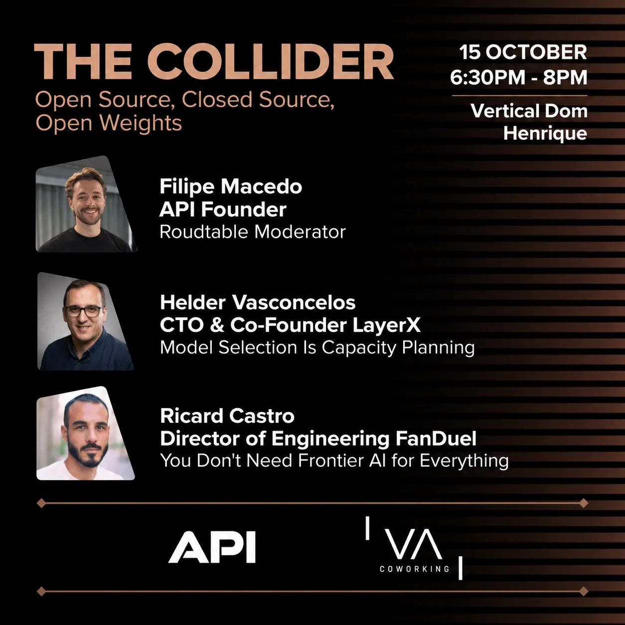The Collider: Open Source, Closed Source, Open Weights