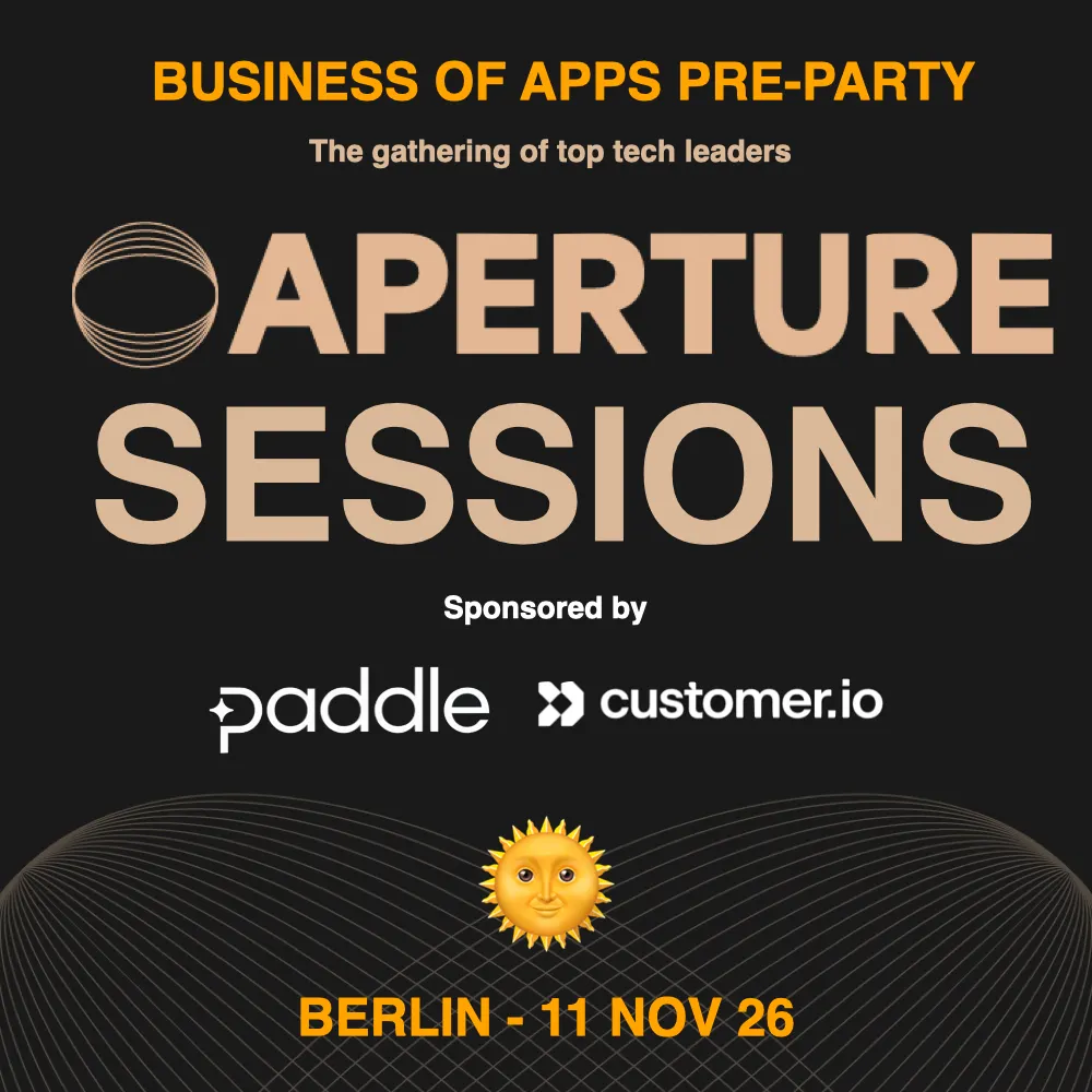 Aperture Sessions Berlin, sponsored by Paddle & Customer.io