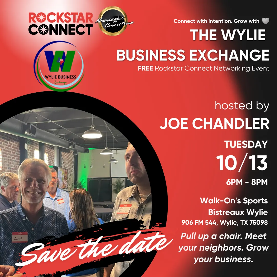 Free The Wylie Business Exchange Rockstar Connect Event (October)