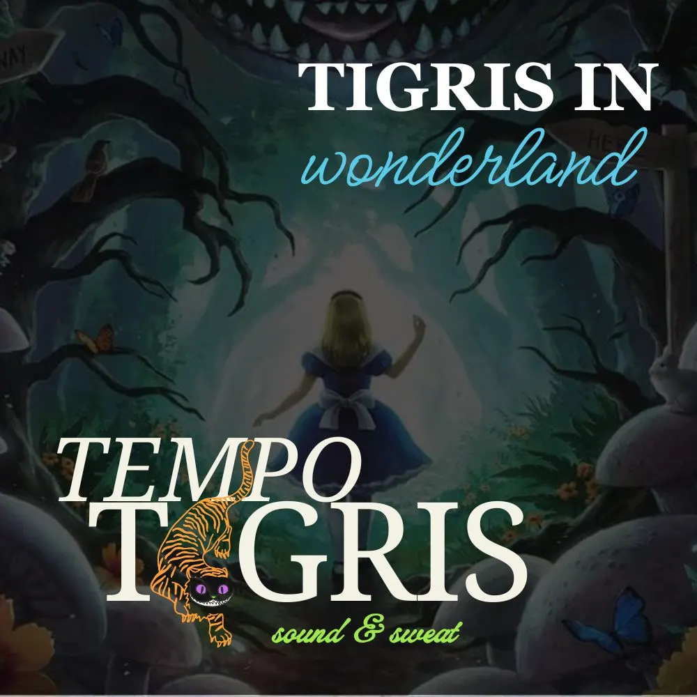 HALLOWEEN SWEAT & GLOW · 90 min beat driven strength, stretch, & sweat under blacklight // Tigris in Wonderland