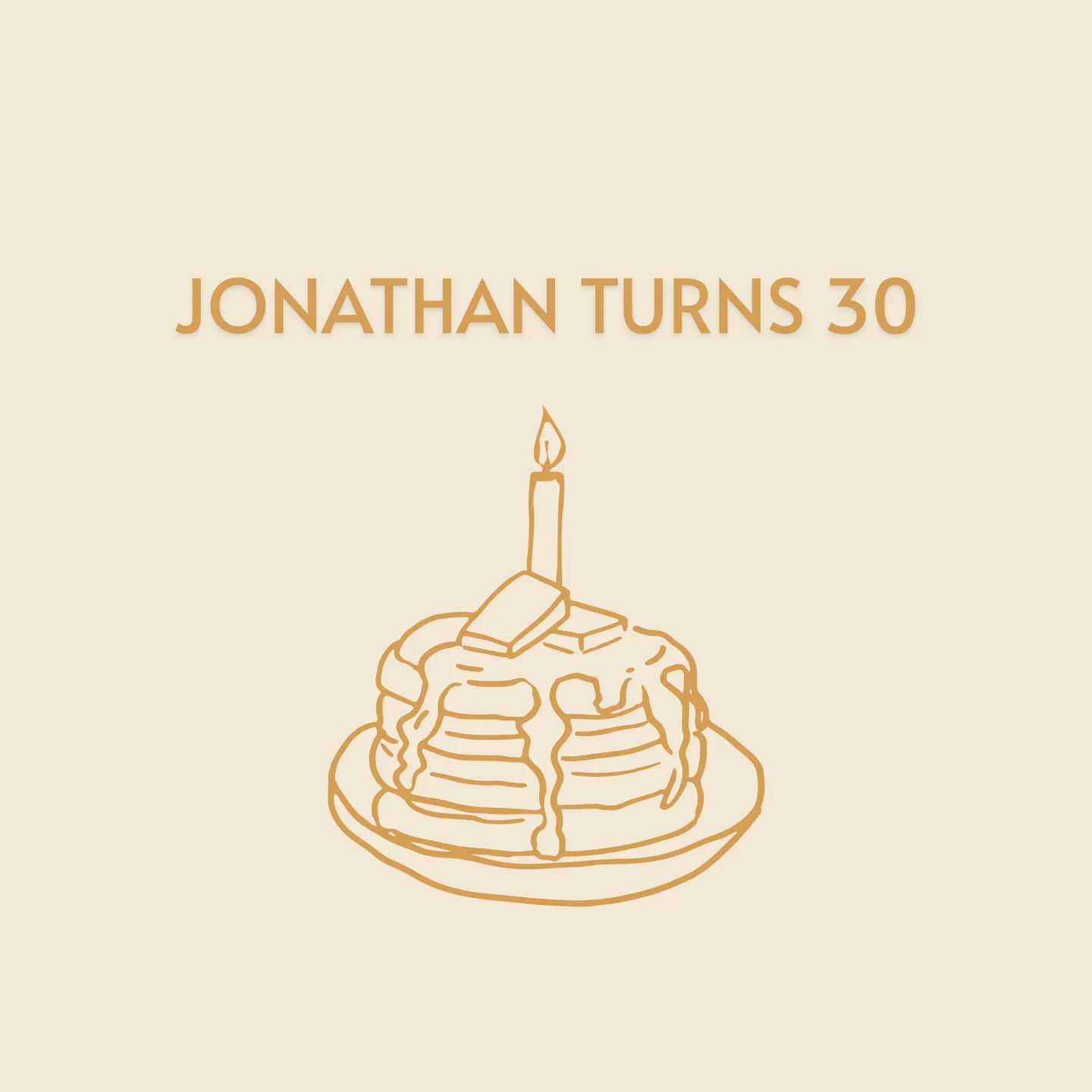 Jonathan's SURPRISE 30th Brunch Party