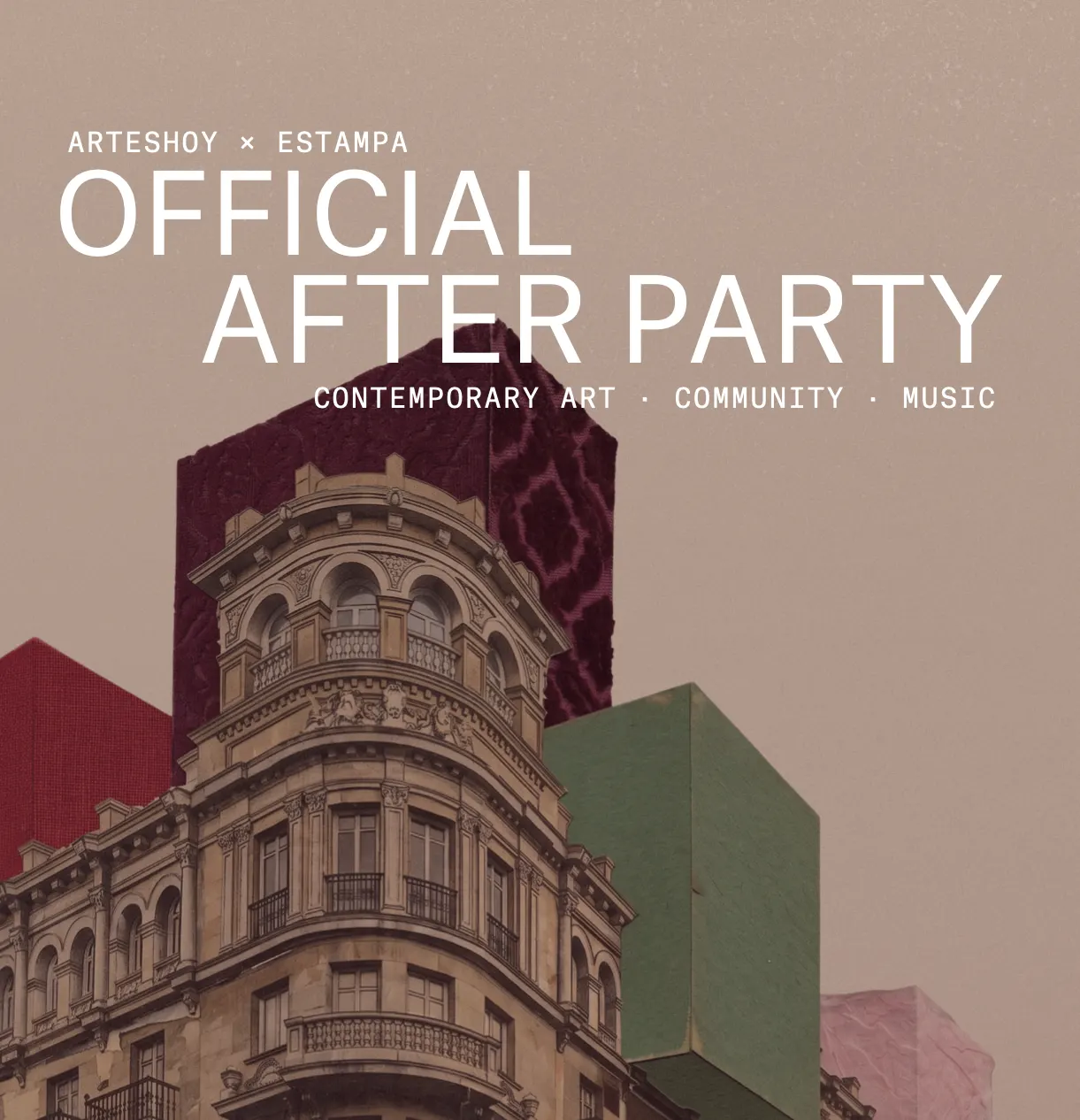 Estampa Official After Party - ArtesHoy × Nômade