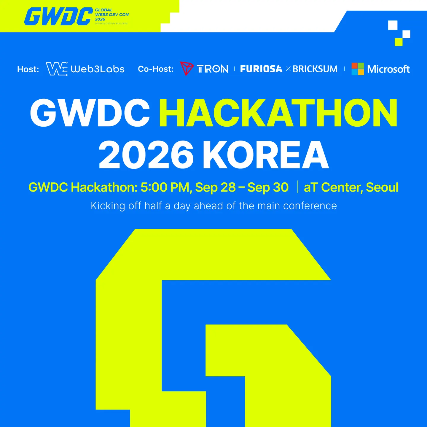 GWDC 2026 Korea · Hackathon
