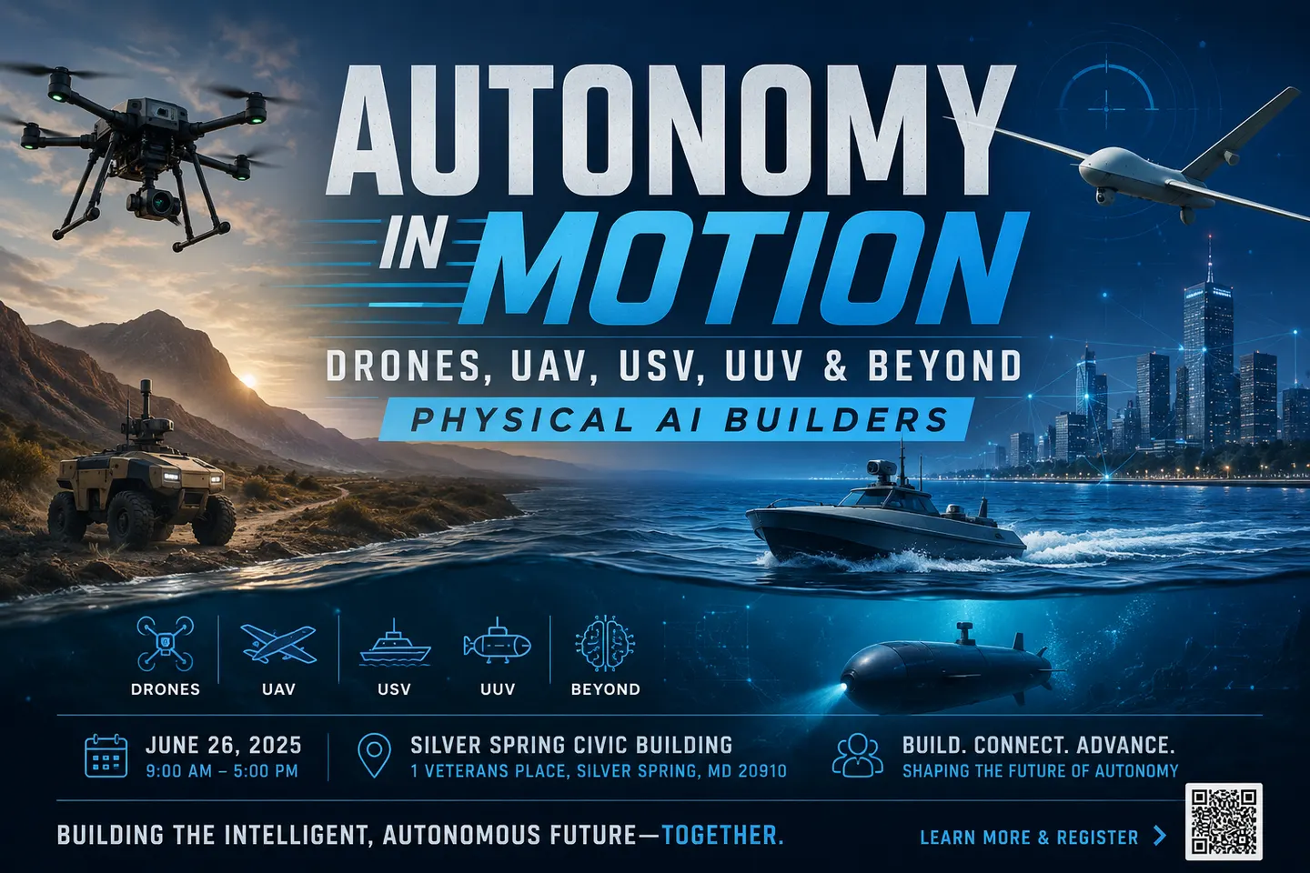 Silicon Valley Autonomy in Motion: Drones, UAV, USV, UUV & Supply Chains - Physical AI Builders Meetup