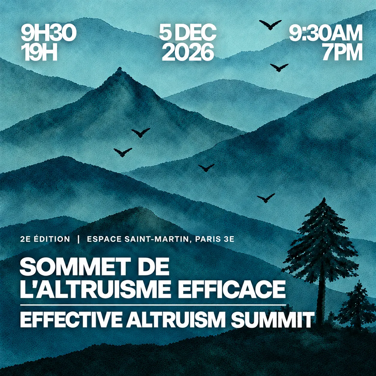 Sommet de l'altruisme efficace 2026 / Effective Altruism Summit: Paris 2026