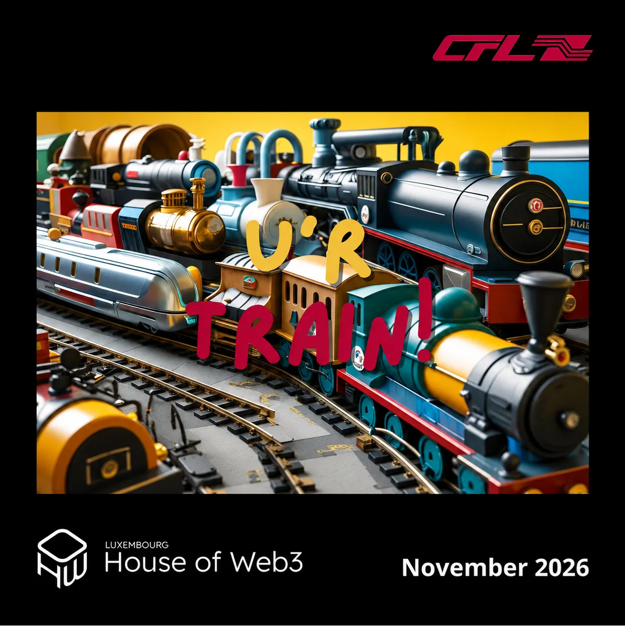 🚆🎨 HOUSE OF WEB3 - ART CONTEST & EXHIBITION NOV 2026 🎨🚆