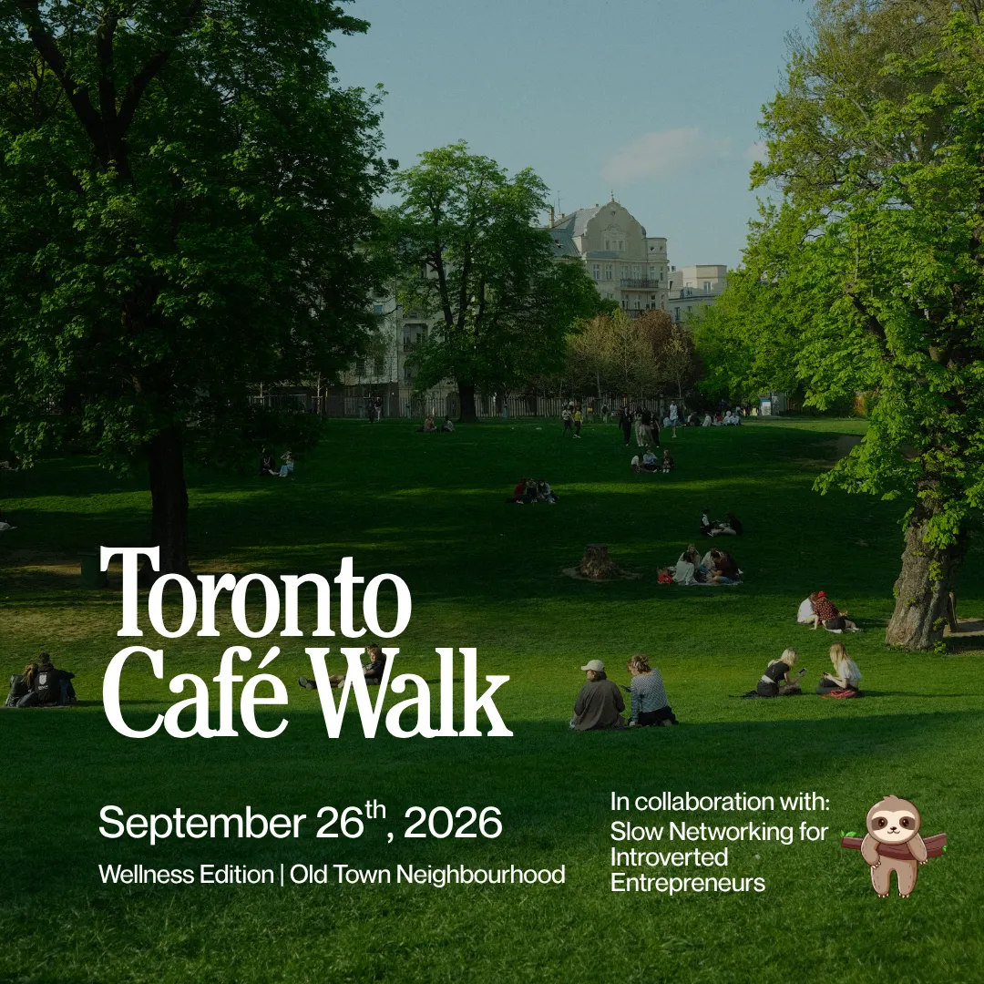 Slow Down & Connect: Café Social, Intuitive Drawing, Journaling, Meditation in the Park